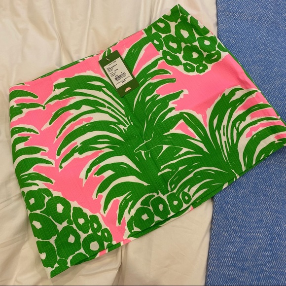 NWT - Lilly Pulitzer Tate Skirt Pink Pout Flamenco - Picture 4 of 9